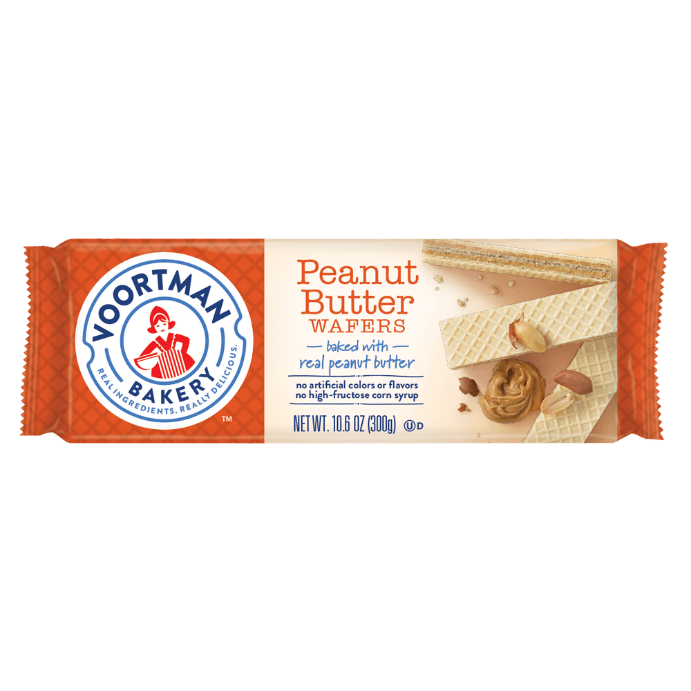 Voortman Peanut Butter Wafers, 12.30 Oz.