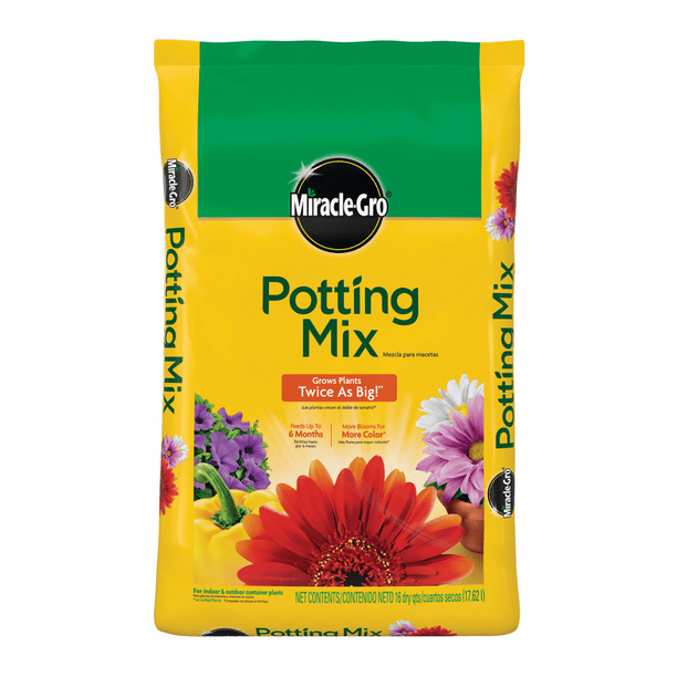 Miracle Gro Potting Mix 16 Qt Feeds Up To 6 Months For Use In Containers Walmart Com Walmart Com Miracle Gro Potting Mix 16 Qt Feeds Up To 6 Months For Use In Containers Walmart Com Walmart Com