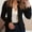 Black, variant on MORTTIC Plus Size Women's Open Front Long Sleeve Blazer, Casual Solid Color Office Suit Jacket, S-5XL