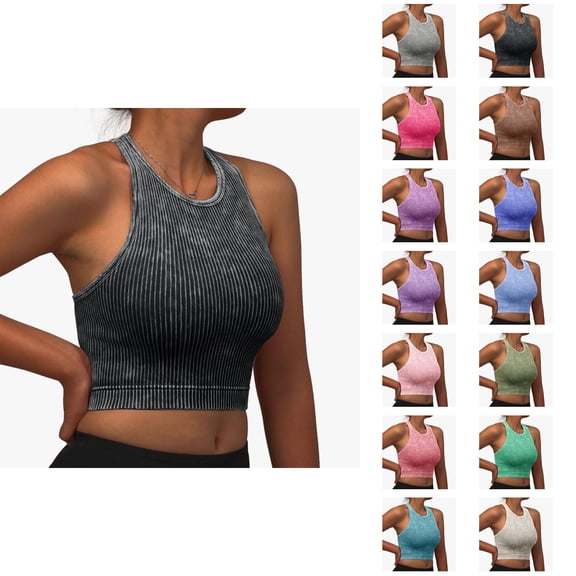 Sports Bras for Women Seamless Racerback Push Up Quick Drying Moisture Wicking Running Athletic Bralettes Workout Bra