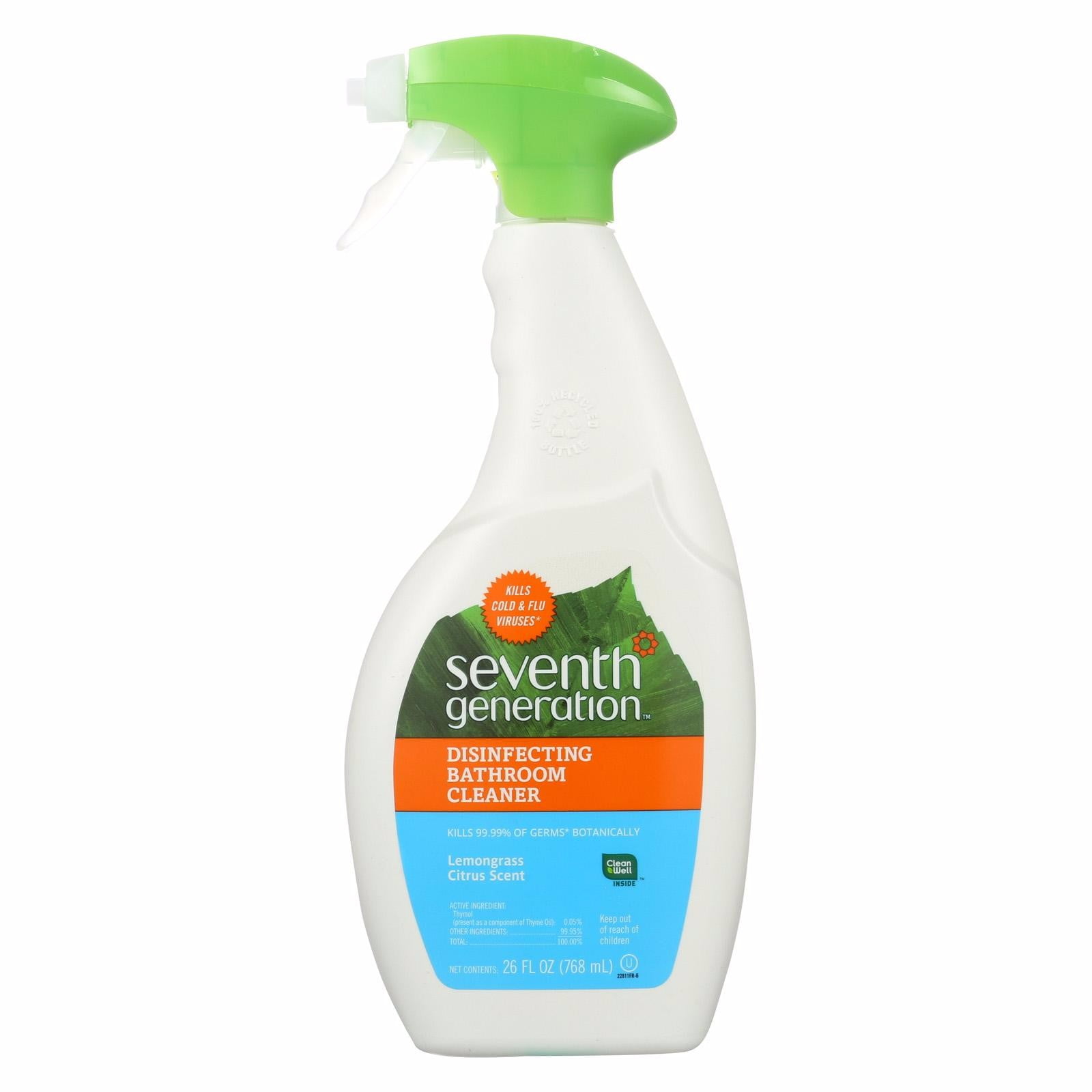 Seventh Generation Tub And Tile Natural Cleaner Emerald Cypress And Fir pack of 8 26 Fl Oz.
