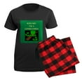 thumbnail image 5 of CafePress - Jewish St. Patrick's Day Women's Dark Pajamas - Women's Short Sleeve Print T-Shirt and Pants Dark Cotton Pajama Set, 5 of 7