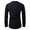 Black 2, variant on Mens Long Sleeve Shirts Solid Color Casual Loose Fitting Button Down Collar Trendy Fall Business Blouse Tops,Black 1,2XL