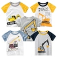 thumbnail image 1 of Camiseta TABNIX para excavadora, manga corta, de 2 a 7 años, paquete de 5 unidades, 1 of 7