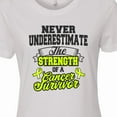 thumbnail image 4 of Inktastic Never Underestimate the Strength of a Cancer Survivor Non Hodgkins Lymphoma Women's T-Shirt, 4 of 5