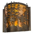 thumbnail image 5 of Meyda 219377 12 in. Wide Tall Pines Wall Sconce, 5 of 7
