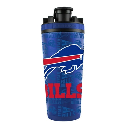 Buffalo Bills 26oz. 4D Stainless Steel Shaker Bottle