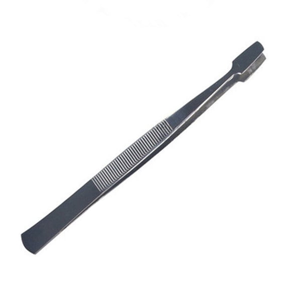 High Hardness Tweezers Stamp Tongs Spade Tip Hobby Tweezers Kit for Crafts Jewerly Making Stamps Collecting Eyebrow