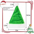 thumbnail image 2 of Minzimin Santa Hat Xmas Holiday Hat for Adults Unisex Christmas Hats for Christmas Holiday Party Supplies, 2 of 6