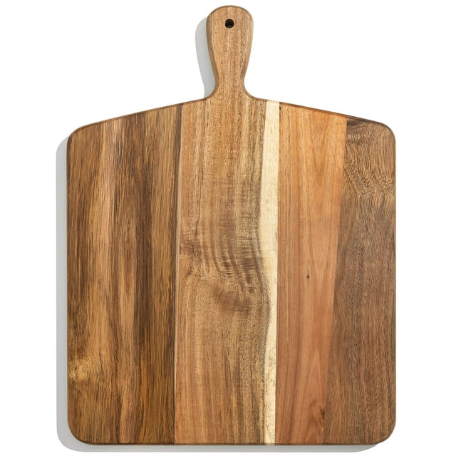 Tabla de cortar Home Beets de madera de acacia con mango, 43 x 33 cm