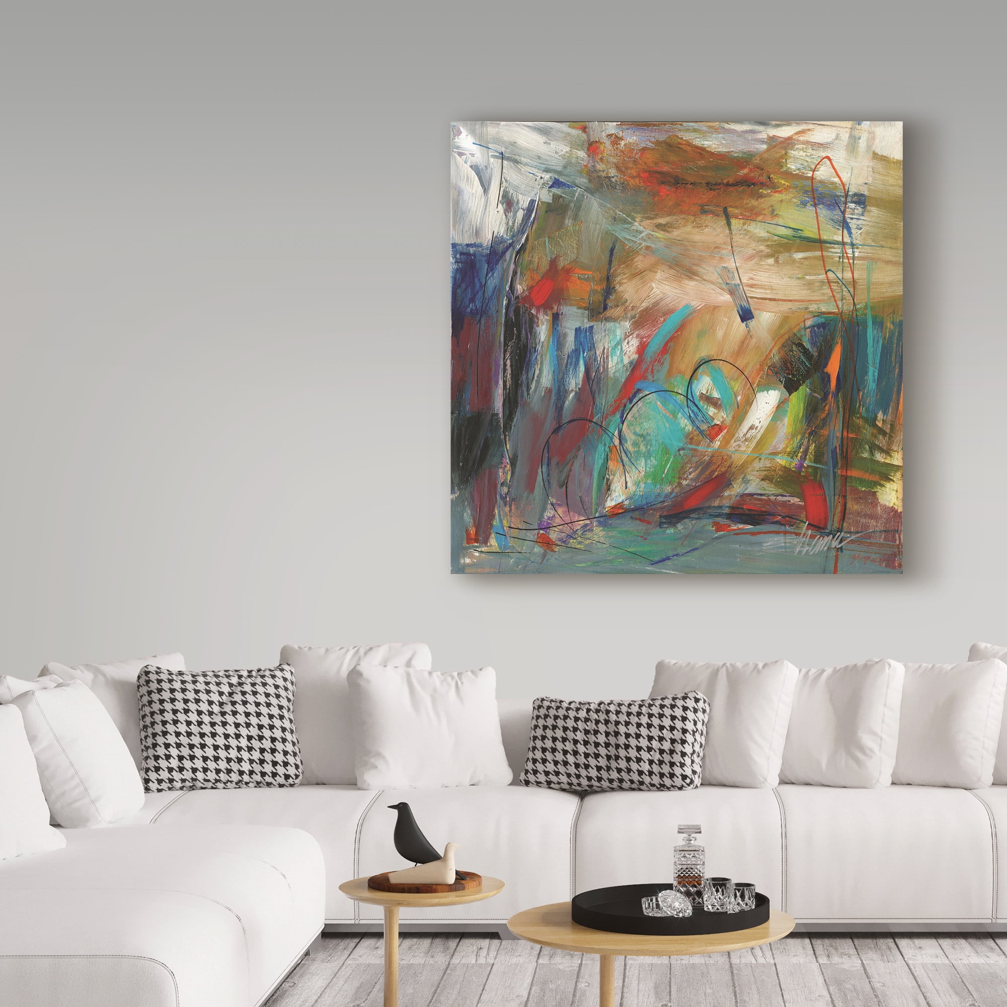Trademark Fine Art 'Colorful Cosmos' Canvas Art by Shana Dominguez