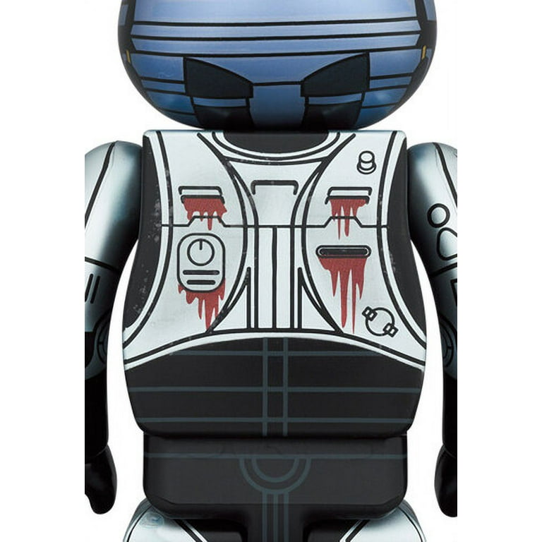 BE@RBRICK ROBOCOP MURPHY HEAD 100％ &amp; 400 Robocop Murphy Head 400% & 100% Bearbrick Figure by Medicom