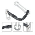 thumbnail image 1 of HINTRMENT 1Set Chain Door Guard for Indoor Security with 5.1*1.5in Silver Rectangular Design, 1 of 7