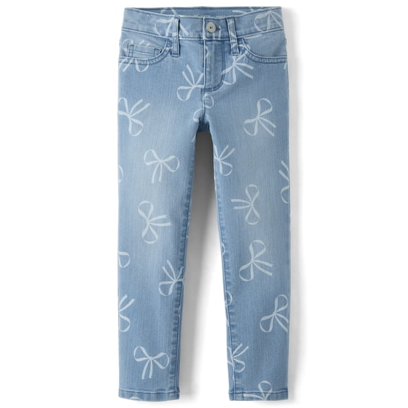 The Children's Place Girls Bow Pencil Jeans, Sizes 4-16