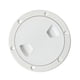 thumbnail image 1 of Scienceny Cubierta de escotilla de acceso para barco marino RV, color blanco, 6.0 in, placa de cubierta atornillable Bombillas para automóviles 4 pulgadas, 1 of 1