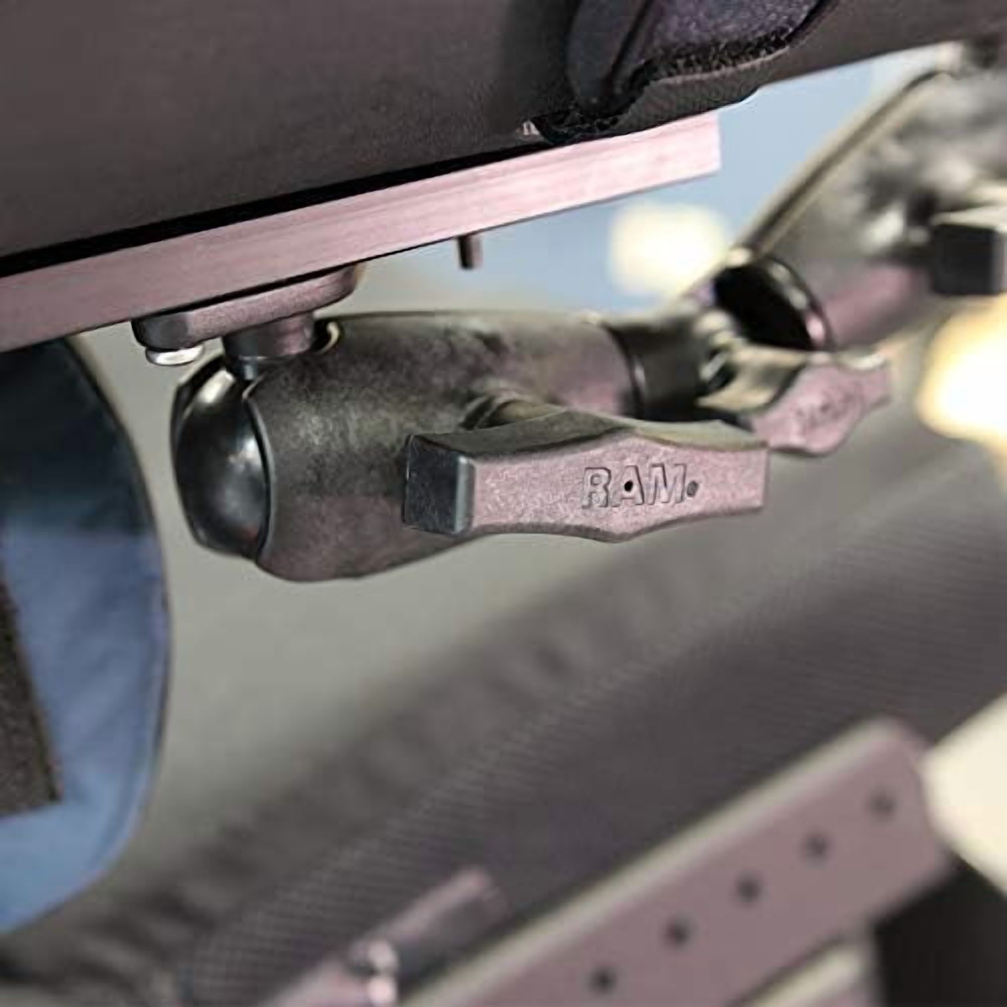 RAM MOUNTS Wheelchair Arm Track Mount for Xbox Controller RAM-238-WCT-2-MS2