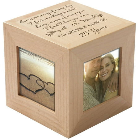 Personalized I Love You More Photo Cube