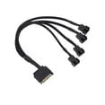 thumbnail image 1 of Cooling Fan Adapter Cable, 15 Pin SATA to 4 x 3 Pin / 4 Pin PMW 12V, 1 of 5