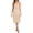 Nude, variant on Women 100% Cotton Long Full Slips for Under Dresses Camisoles Slip Dress Chemise Petticoat