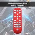 thumbnail image 1 of Funda de silicona para la carcasa protectora del mando a distancia de la consola de juegos PS5 (rojo), 1 of 7