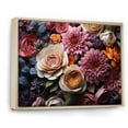 thumbnail image 2 of Designart Décoration Murale Encadrée de Roses, art Mural Encadré de Roses, Rhapsodie de Roses, art Mural Encadré Naturel Moderne Rose, 32x16 Pouces Cadre Couleur Brun Naturel, 2 of 5