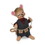 Annalee Plaid and Pine Boy Mouse, 6 inch Collectible Figurine