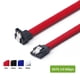 thumbnail image 2 of SSD HDD SATA 3.0 III Data Cable to SSD HDD Hard Disk Drive Cord Sata3 Straight Right Angle 6Gb/s for MSI Gigabyte Motherboard, 2 of 5