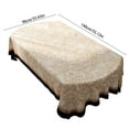 thumbnail image 3 of Vfedsrsge Waterproof PVC Tablecloth Rectangular 55x35 Inch - Easy Clean Decorative Picnic Cloth for Indoor Outdoor, Beige Durable Party Dining Table Cover, 3 of 6