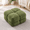 Green, variant on Green Bubble Chenille Square Ottoman Foot Rest Stool for Living Room and Bedroom