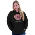 thumbnail image 3 of Matching Foodie Set Coffee Donut Unisex Plus Fleece Graphic Hoodie Brisco Brands 5X, 3 of 5