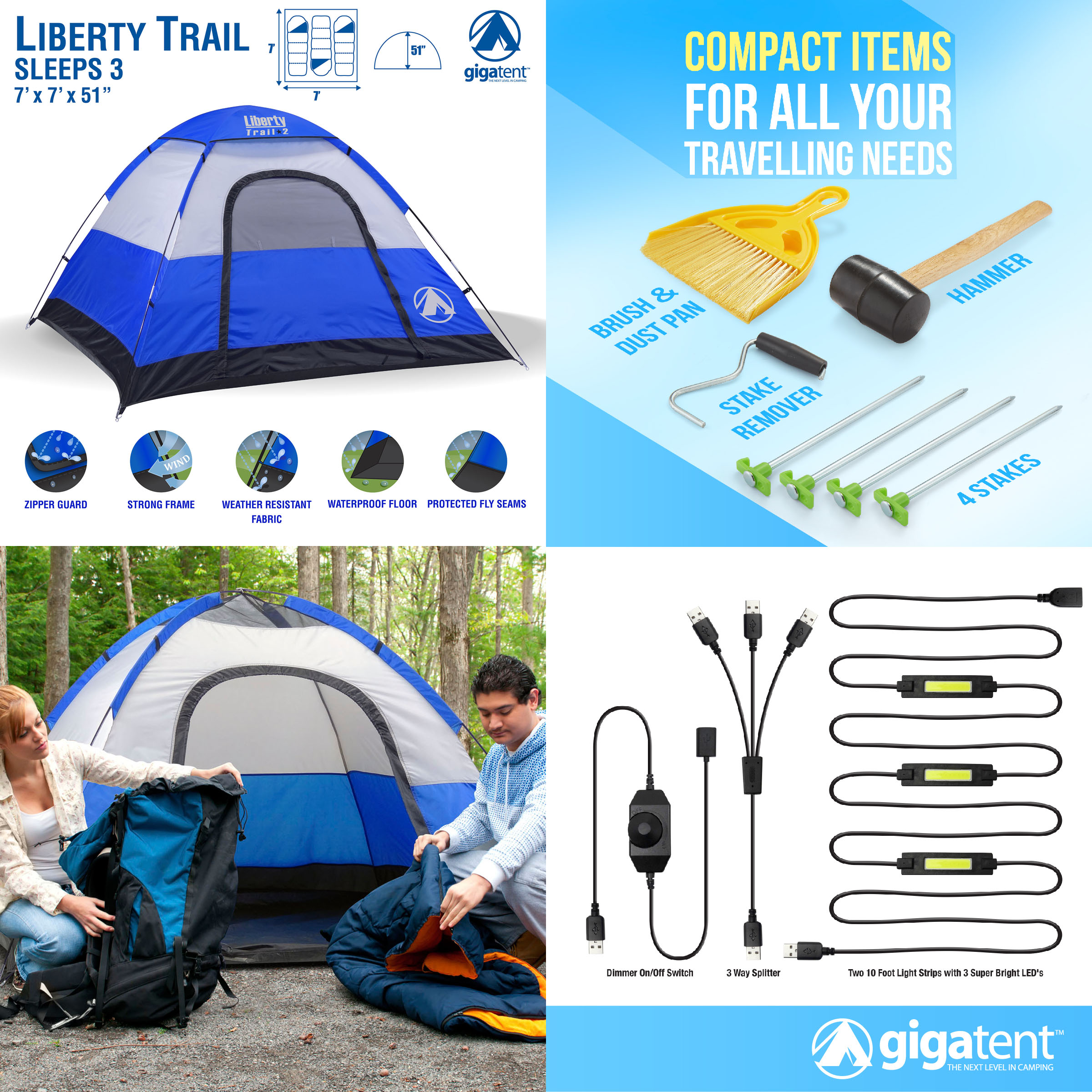 GigaTent 4-Person Dome Tent - image 4 of 7