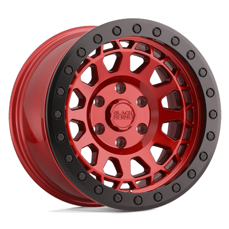 Black Rhino Primm 17X8.5 8X165.1 -38Et 71.5Cb Candy Red W/ Black Bolts Wheel