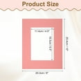 thumbnail image 2 of Uxcell 1Pcs Picture Mat 8"x10" Bevel Cut Frame Mattes for Display Art Measuring Pink, 2 of 7