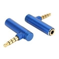 thumbnail image 2 of YLSHRF Stereo Connector, L-Shaped Male To Female Plug Audio Cable Jack, For Mobile Phones Digital Cameras, 2 of 8