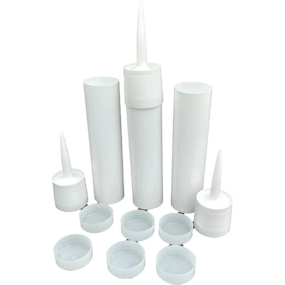 Quart Size Reusable Empty Caulk Tube - REFILLABLE CAULKING Cartridge 32 oz. - 3 Pack