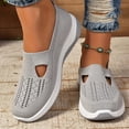 thumbnail image 5 of YLYL Women's Woven Orthopedic Sneaker Breathable Anti-Skid Arch Support Slip on Diabetic Walking Shoes, 5 of 8