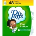 thumbnail image 1 of Puffs Plus Lotion Pañuelos Faciales en Cubo de 48 Pañuelos, 1 of 7