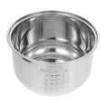 thumbnail image 4 of Rice Cooker Inner Pot Universal Stainless Steel Replacement Electric Cooker Liner Pot For Boiling And Porridge Cooking 2L, 4 of 8