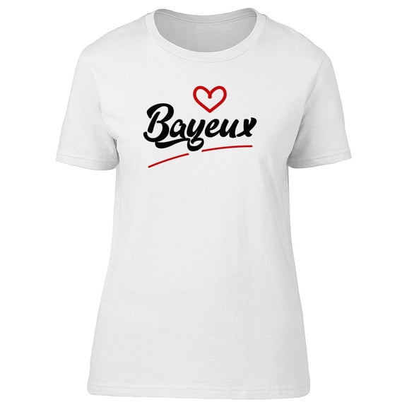 Bayeux Love T-Shirt Women -Image by Shutterstock, Female XX-Large