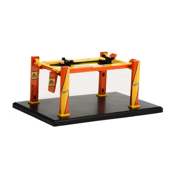 Four-Post Lift, ArmorAll - Greenlight 16150A/48 - 1/64 Scale Diecast Accessory