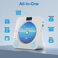 thumbnail image 2 of MEGATEK Reproductor de CD Portátil CP28BR Bluetooth Radio FM USB, 2 of 9