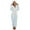 Light Blue, variant on Pejock Women's Novelty One-Piece Pajamas Valentine's Day Family Christmas Pajamas Hooded Bandage One Piece Long Sleep Romper Pajama Bodysuit Jumpsuit Bodycon One-Piece Flannel Pjs Sleepwear