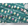 thumbnail image 2 of Soimoi polyester Crepe Fabric Wine Glass Bar Decor Fabric Printed Yard 42 Inch Wide, 2 of 3
