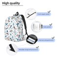 thumbnail image 4 of Salouo Undersea Animals for Travel Backpack for Men Women,Casual Laptop Backpack Daypack Business Work Bag for Travel、Hiking、Weekend -Small, 4 of 5