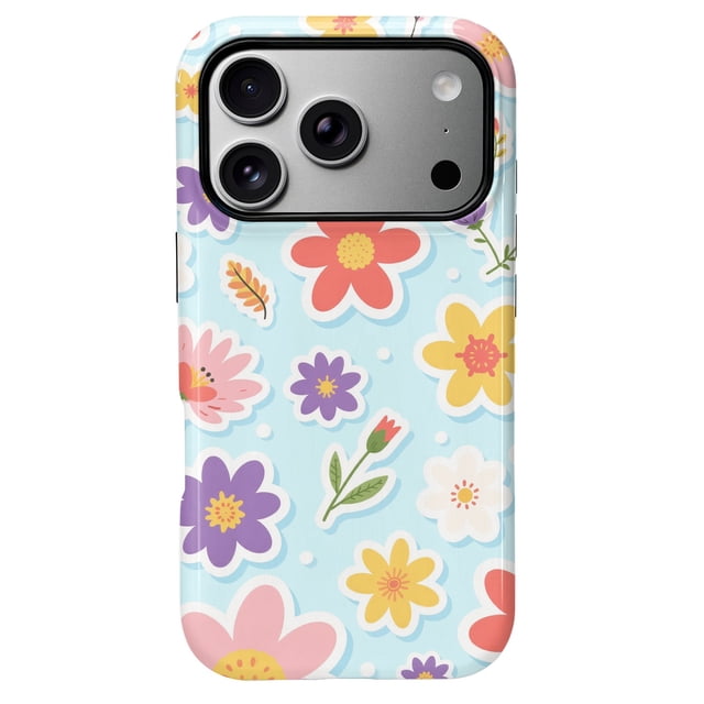 SKLYDDI Funda para iPhone 13 Pro Max con Diseño Floral Estético