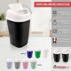thumbnail image 5 of TOROSQUI | Bote de Basura Chico 2 Pack con Tapa Balanc&iacute;n | Basurero de Pl&aacute;stico Resistente, Papelera para Ba&ntilde;o, Cocina y Oficina, Compacto, Moderno y Anti Olores (Blan, 5 of 8