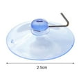 thumbnail image 3 of 1 Set Practical Suction Hook Widely Use PVC Transparent Clear Sucker Hanger for Daily, 3 of 11