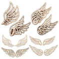 thumbnail image 4 of 40pcs Wood Wings Slices Unfinished Wings Cutout Wood Wings Cutouts DIY Embellishments, 4 of 4