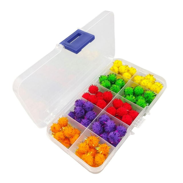 Señuelo para atar moscas Cola Bola de pesca con mosca 100 Uds
