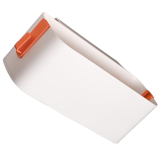 LOLIPPYY Orange Multi-Purpose Bedside Storage Box for Tissues, Bottles, Diapers and More - 1 Pc Organizer